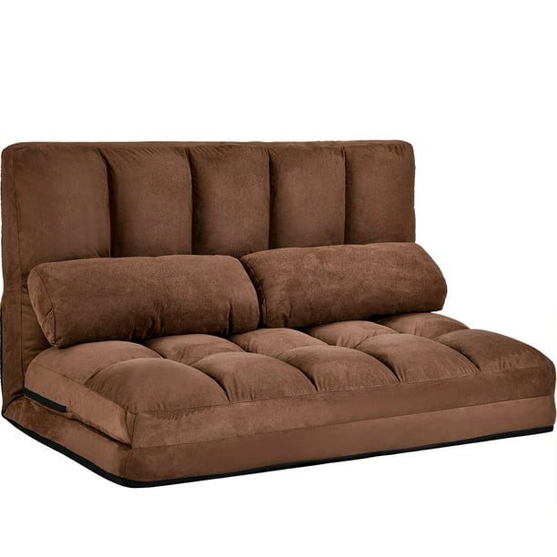 Adjustable Futon Sofa Bed Folding, How Big Is A Double Sofa Bed