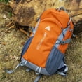 thumbnail image 1 of Supershield Lightweight Waterproof Mountaineering Backpack - Large Sports Rucksack for Hiking, Camping, & Daily Travel, Orange, 1 of 5