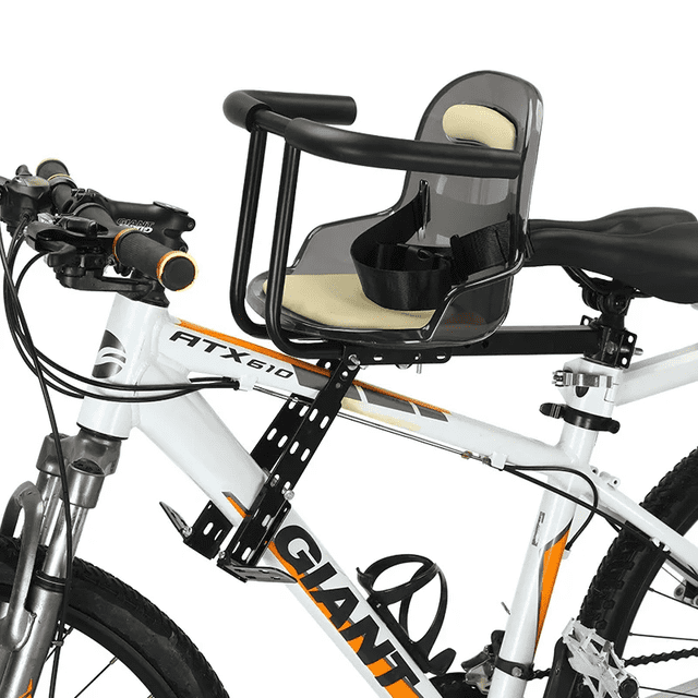 Sillín de bicicleta para niños, asiento delantero de bicicleta de montaña de 1 a 5 años