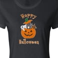thumbnail image 4 of Inktastic Happy Halloween Kittens in Pumpkin Women's T-Shirt, 4 of 5