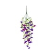 thumbnail image 4 of Faux Flowers Artificial Hanging Flower Outdoor Artificial Petunias for Outdoors UV Resistant Silk Flowers for Outside for Summer Kitchen Porch Patio Balcony Backyard Decor (1Pc,Green), 4 of 5