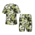 thumbnail image 1 of Balery Hawaii Palms Conjunto de Pijama Infantil de Manga Corta con Estampado – Ropa de Dormir de Algodón Suave-Small, 1 of 6