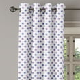 thumbnail image 2 of Ambesonne Purple Grommet Curtain, Watercolor Polka Dots, 50" x 72", Lilac Blue, 2 of 6