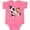 Hot Pink, variant on Inktastic I'm One-cowgirl Riding Horse Birthday Girls Baby Bodysuit