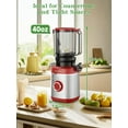 thumbnail image 3 of GlowWise Juicer Machines with Built-in Blades for Slicing Whole Fruits & Vegetables, Cold Press Juicer with 4.35" Large Feeding Chute, Easy to Clean, Quiet Masticating Juicer with High Juice Yield, 3 of 7