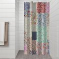 thumbnail image 2 of Pioneer Flower Floral Print Pattern Shower Curtain 36"x72" ,Bathroom Decorative Shower Curtains Set with 12 Hooks,Modern Waterproof Washable Shower Curtain, 2 of 6