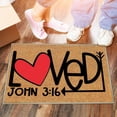 thumbnail image 2 of Valentine's Day Door Mat, 15.75x23.63in Valentines Red Love Welcome Floor Mats Non-Slip Entrance Rugs for Indoor Outdoor Home Valentines Decor(B), 2 of 5