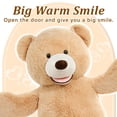 thumbnail image 5 of MorisMos 5ft Teddy Bear Stuffed Animals with Footprints Plush Toy, 5 of 8