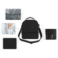 thumbnail image 4 of Unique Bargains Insulated Leakproof Lunch Bag for Office, Picnic Black, 4 of 6