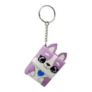 CLAIRES KEYRING MINI DIARY PUPPY
