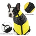 thumbnail image 3 of Winter Warm Reflective Dog Vest Jacket  Waterproof Zipper Coat for Large Dogs Padded Clothes Dog Outdoor Solid Color Vest Winter Coat for Dogs, 3 of 9
