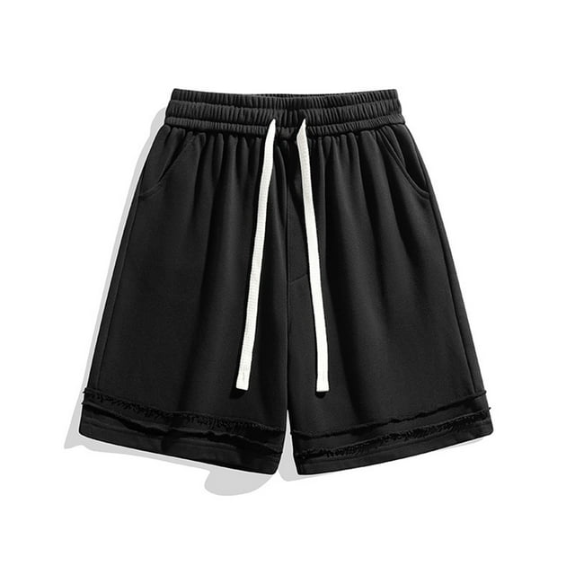 Ceisia Men's Relaxed Minimalist Drape Gift Casual Shorts Lightweight Contrast Drawstring Multi-Color