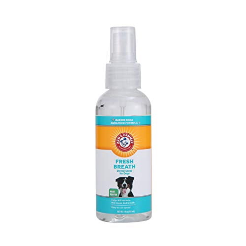 Arm & Hammer SFB8173PS Advanced Care Fresh Breath & Whitening Dental Spray for Dogs in Mint Flavor, 4 oz