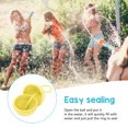 thumbnail image 4 of 6PCS Reusable Water Balloons With Carrying Ring, Quick Fill Self Sealing, Soft Silicone Material, Fun Outdoor Toys For Pool Beach Water Games, 4 of 8