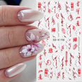 thumbnail image 2 of Pegatina De Uñas 5D Con Estampado De Mariposas Coloridas Para Decoración De Arte Diy Gao Jinjia unisex, 2 of 2