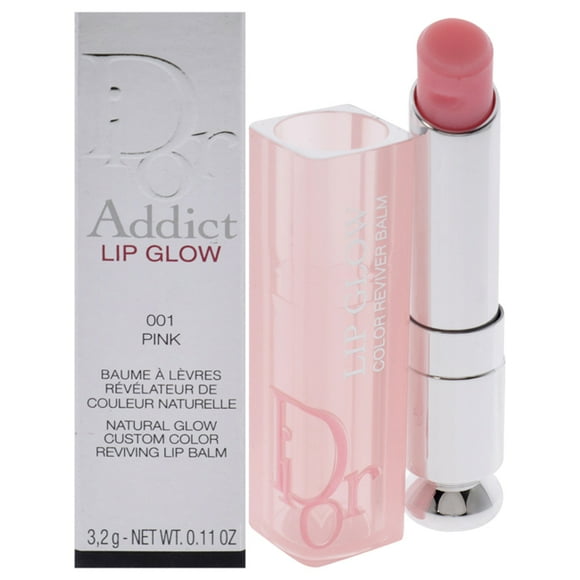 Dior Addict Lip Glow - 001 Pink Glow by Christian Dior for Women - 0.12 oz Lip Balm