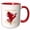 Red/White, variant on 3drose, New Jersey Territory Tree the Northern Red Oak, 15oz Mug