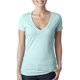 thumbnail image 1 of Camiseta CVC con escote en V profundo para mujer ICE BLUE XL Ropa de siguiente nivel 6640, 1 of 1