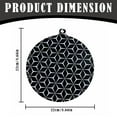thumbnail image 2 of witspace Induction Hob Protector Mat, 8.7'' Round Induction Hob Protector Mat, Heat Resistant Induction Hob Heat Insulated Pad Without BPA Silicone Stove Top Scratch Protector for Gas Cookers, 2 of 8