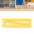 thumbnail image 1 of Bolt Measuring Tool Plastic Integrated Portable Inch and Millimeter Scale Nut Bolt Thread Gauge Handy Sorting Compact ABS Material, 1 of 7