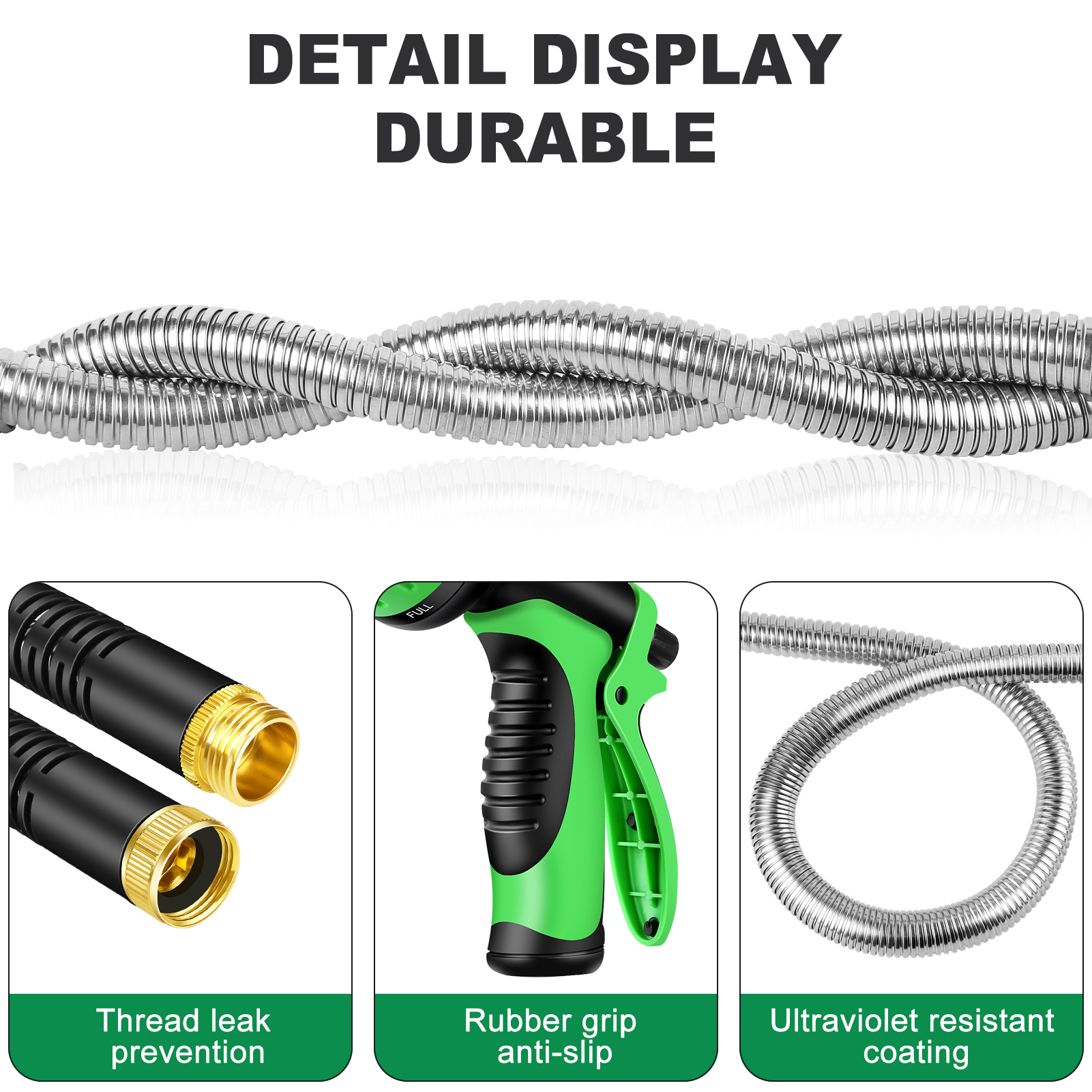 Flyclix 75' Stainless Steel Garden Hose photo 3