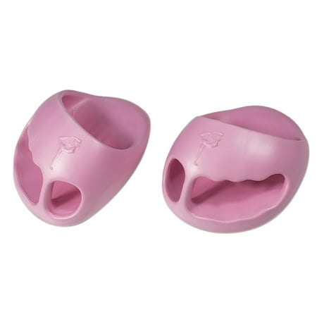 

Fitness Women Leg Slimming Footwear Massage Semi Slippers Pink