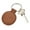 Caramel, variant on 002760 Leatherette Round Key Chain, Caramel