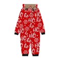 thumbnail image 1 of MKLEKYY Pyjamas d'Halloween Décontractés Robe de Famille de Noël Pyjamas Imprimés Vêtements de Maison Pyjamas à Capuche Enfants 22948, 1 of 1