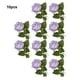 thumbnail image 4 of Ramo de novia artificial Toystoory 10x Durabilidad duradera Flores y plantas artificiales Violeta, 4 of 6