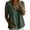 Green, variant on Womens Summer Tops Oversized Babydoll Short Sleeve V Neck T Shirts Casual Loose Pleated Swing Blouse