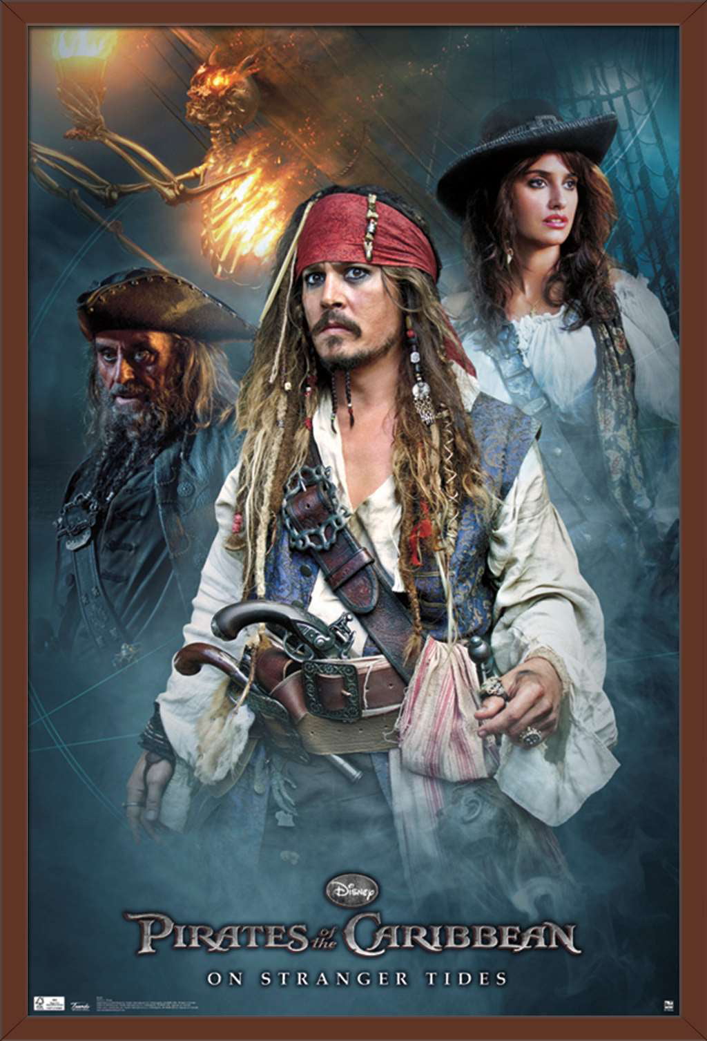 Disney Pirates Of The Caribbean On Stranger Tides Group Poster