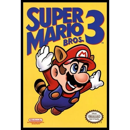 Super Mario Bros 3 Cover Poster Poster Print Walmart Com