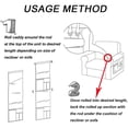 thumbnail image 3 of Lounge Chair Organizer, Armchair Caddy for Couch with Remote Control Holder, Space Saver Non-slip Back Multifunctional Storage for Recliner, Sofa, 5 Pockets, 3 of 5