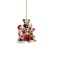 thumbnail image 4 of Colgante de Navidad de la serie de dibujos animados de Disney, Mickey Mouse, Minnie, periferales de aniversario, decoraciones, adornos de coche, regalo de muñeca, nuevo, 2023, 4 of 4