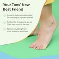 thumbnail image 7 of ZenToes 5 pack Toe Caps Closed Toe Fabric Sleeve Protectors with Gel Lining, 7 of 7