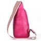 thumbnail image 4 of Bolsa De Hombro Bolsa bandolera retro bandolera de cuero suave para mujer Color sólido para viajes Sywqhk Para Estrenar, 4 of 9