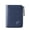 Blue, variant on RFID Blocking Leather Wallet for Men Slim Bifold Credit Card Holder with Zipper Purse Large Capacity Travel
