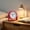 Red, variant on 3.9" Analog Alarm Clock,Small Retro Desk Clock Battery Operated,Slient Metal Table Clock for Living Room Decor,Bedroom,Bedside,Shelf