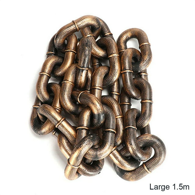 Fake Big Dog Chain Leash,Funny Dog Leash,Imitates Iron Chains for Small Dogs Cats Puppies