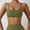 Army Green, variant on VISALY Sports Bras For Women Racerback Bra Women's Sports Bra Padded Crossed Back Bustier Without Underwire Spaghetti Straps For Yoga Fitness wireless bras Padded Bra Comfortable Bras Army Green L