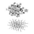 thumbnail image 1 of Mini bisagras para muebles, hierro plegable nalgas para armario, caja , plata perfecl Minibisagras, 1 of 8