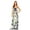 Black / Cream, variant on Women's Tie Dye Maxi Dress – Boho Beach & Summer Spaghetti Strap Sundress (Black, 3X)