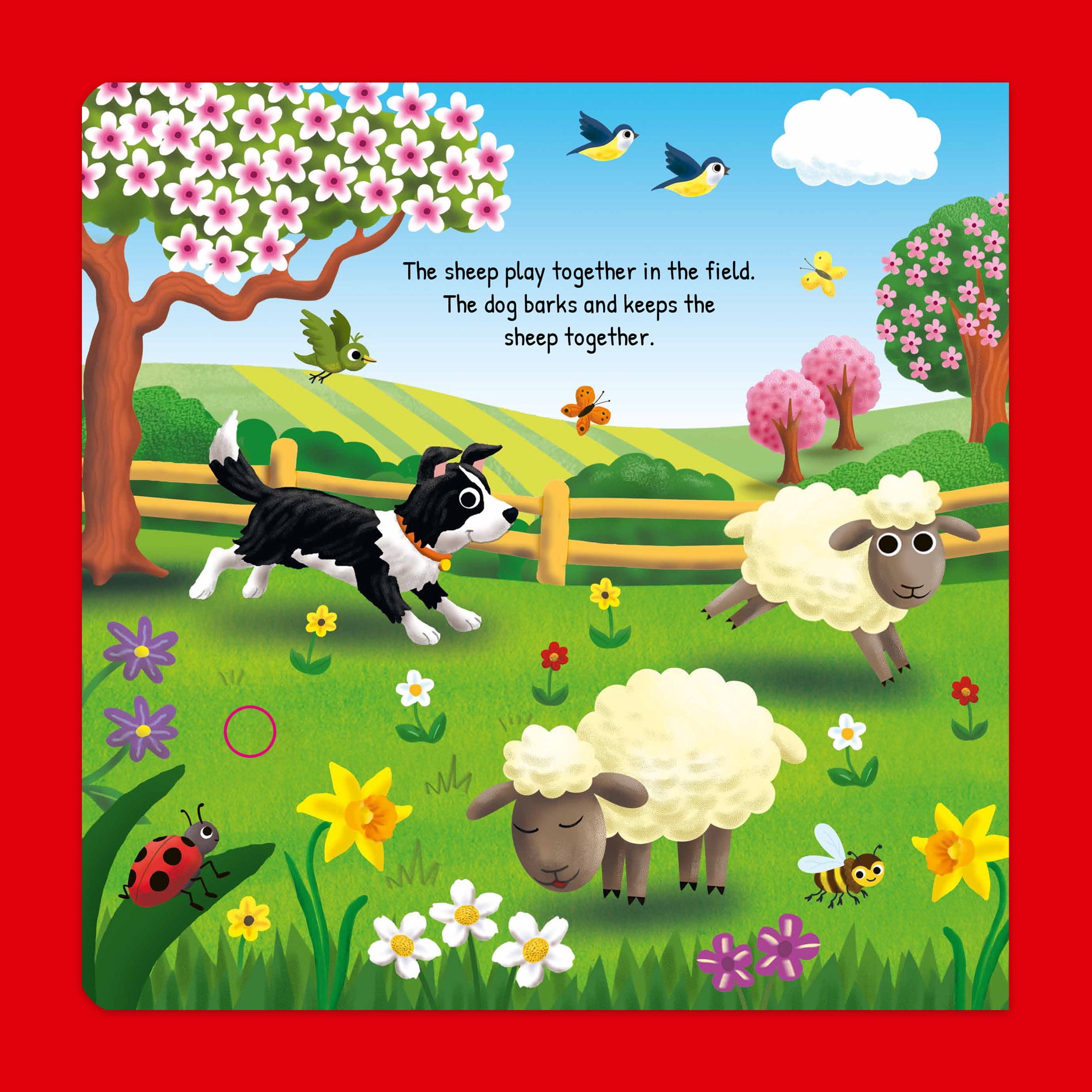 book 'n' app: Listen & Discover Book - On The Farm - Soft Touch Press, 10 Animal Themed Sounds, Interactive Play-Read-Learn Story, Kids-Toddlers 18Mo+