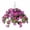 Purple, variant on Honmine Simulated Peony Wall Hanging, Artificial Green Plants with Flowering Petunias, for Home Outdoor Garden Hanging Basket Decor Without Basket