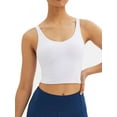 thumbnail image 1 of YouLoveIt Women Yoga Vest Padded Yoga Bra Women Cami Tank Tops Athletic Undershirt Sports Vest Running Vest Bra Seamless Yoga Bra Quick Dry Yoga Vest Top, 1 of 6