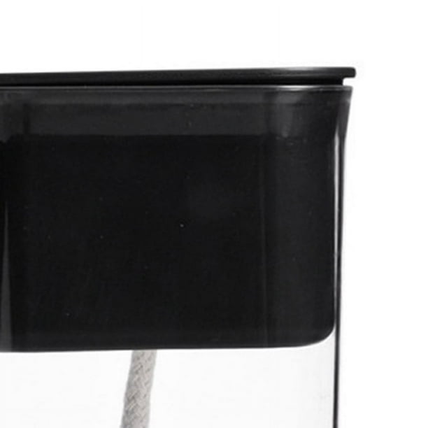 YUMILI Pot d'arrosage Auto-Absorbant - Jardinière à Absorption d'eau Pot de  Fleurs à Absorption d'eau d'intérieur pour Bureau, Maison,  Semi-Transparent/Noir/Blanc(Le Noir) 