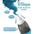 thumbnail image 3 of Nasal Aspirator for Baby Electric Nose Aspirator for Toddler Baby Nose Aspirator Adjustable 6 Levels of Suction Automatic Nose Cleaner with 2 Size Nozzles 1 Clip for Newborns and Infants (Blue), 3 of 7