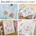 thumbnail image 3 of Bucilla Baby Stamped Cross Stitch Bib Pair, Woodland Baby, 9" x 14", 3 of 5
