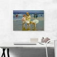 thumbnail image 2 of ARTCANVAS Three Girls By The Seashore Canvas Art Print by Edward Henry Potthast - Size: 26" x 18" (0.75" Deep), 2 of 9