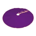 thumbnail image 2 of Kll Purple Christmas Tree Skirt 30",Party Decorations Farmhouse For Christmas Decorations Holiday Party, 2 of 8